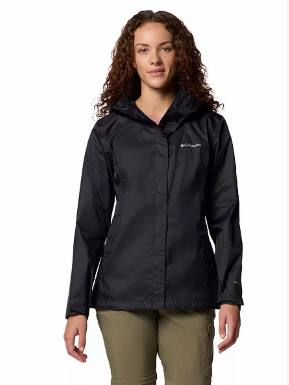 The North Face Black Rain Jacket w/ hood